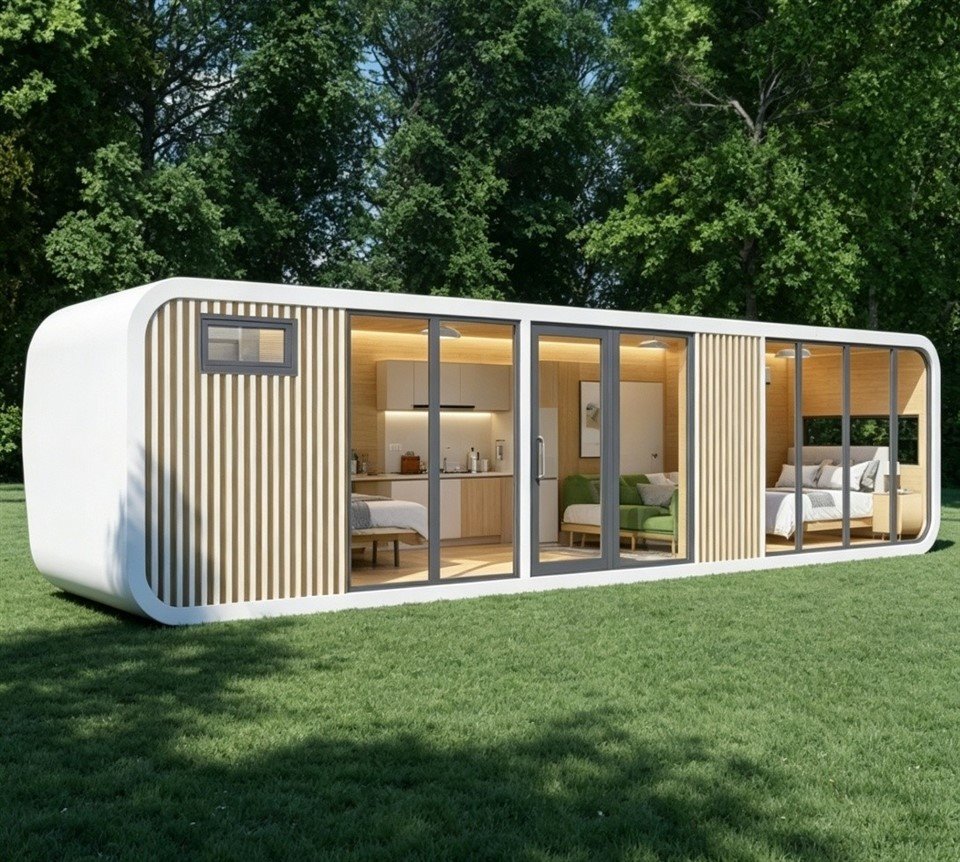 3 Bedrooms 1 Living Room Apple Cabin suppliers